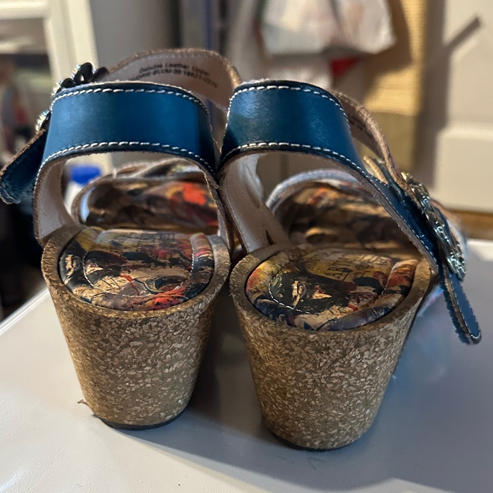 Spring Step Artistic Multicolor Sandals - Picture 4 of 8